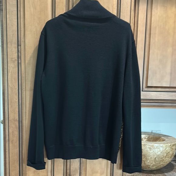 Leopard Print and Black Jacket - Picture 4 of 6